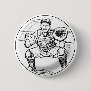 Bubble Dreams Baseball Art Ronde Button 5,7 Cm