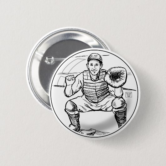 Bubble Dreams Baseball Art Ronde Button 5,7 Cm (Voorkant /achterkant)