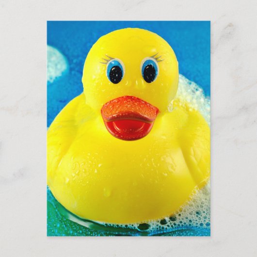 Bubble Duck Briefkaart (Voorkant)