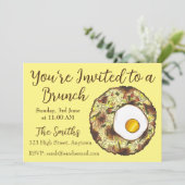 Bubble en Squeak Brunch UK British Food Cuisine Kaart (Staand voorkant)