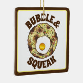 Bubble en Squeak Brunch UK British Food Cuisine Keramisch Ornament (Rechts)