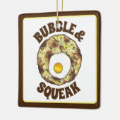 Bubble en Squeak Brunch UK British Food Cuisine Keramisch Ornament (Links)