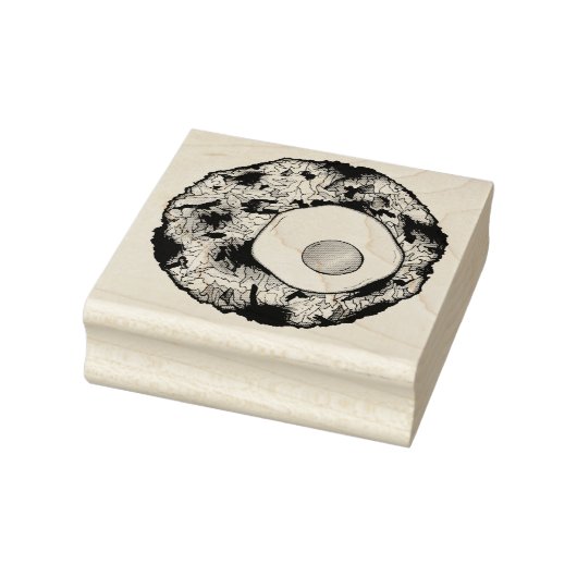 Bubble en Squeak Brunch UK British Food Cuisine Rubberstempel (Stempel)