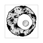 Bubble en Squeak Brunch UK British Food Cuisine Rubberstempel (Afrduk)