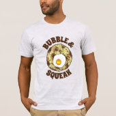 Bubble en Squeak Brunch UK British Food Cuisine T-shirt (Voorkant)