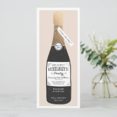 Bubble Engagement Party nodigt uit Kaart (Staand voorkant)