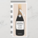 Bubble Engagement Party nodigt uit Kaart<br><div class="desc">De partij nodigt het ontwerp van Shelby Allison uit met een faux gouden folie verpakte champagnefles die gepersonaliseerd kan worden met jouw tekst.</div>