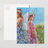 Bubble Fairies Briefkaart (Voorkant / Achterkant)