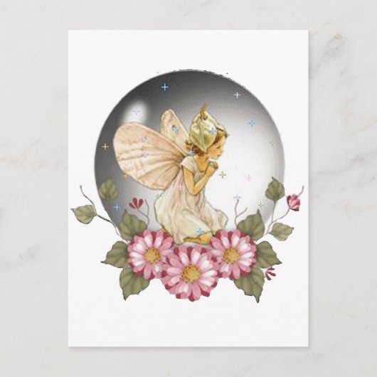 Bubble Fairy Briefkaart (Voorkant)