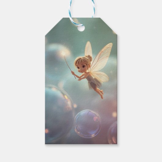 Bubble Fairy Cadeaulabel (Voorkant)