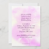 Bubble Fairy Fantasy Sweet 16 Birthday Kaart (Achterkant)