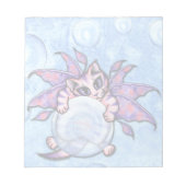 Bubble Fairy Kitten Fantasy Cat Art Notitieblok (Voorkant)