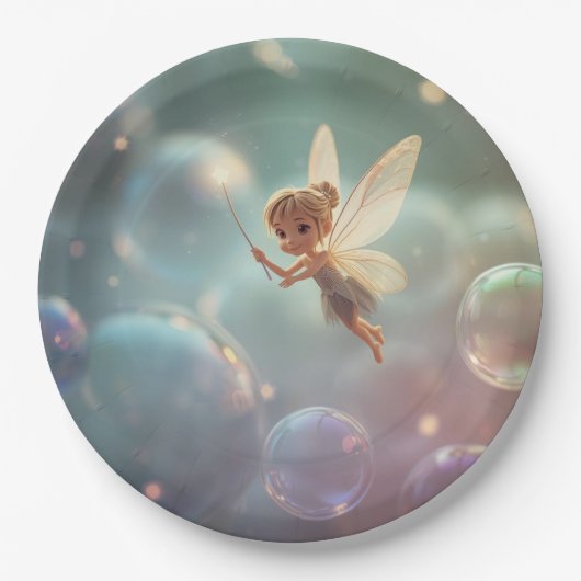 Bubble Fairy Papieren Bordje (Voorkant)