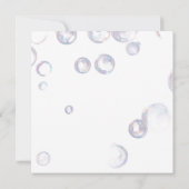 Bubble Fairy-uitnodiging Kaart (Achterkant)