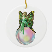 Bubble Fairy, ventilatorvet, feiharde cadeautjes,  Keramisch Ornament (Voorkant)