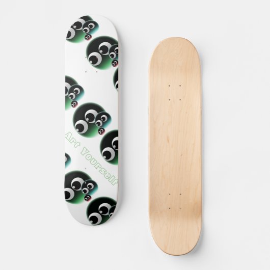 Bubble Family Persoonlijk Skateboard (Voorkant)