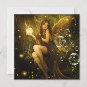 Bubble Fantasy Fairy Kaart (Voorkant)