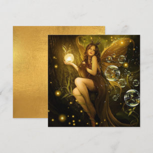 Bubble Fantasy Fairy Kaart