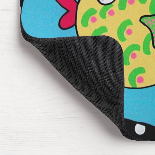 Bubble Fish Mousepad Muismat (Hoek)