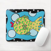 Bubble Fish Mousepad Muismat (Met muis)