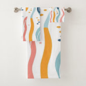 Bubble flow bad handdoek (Insitu)