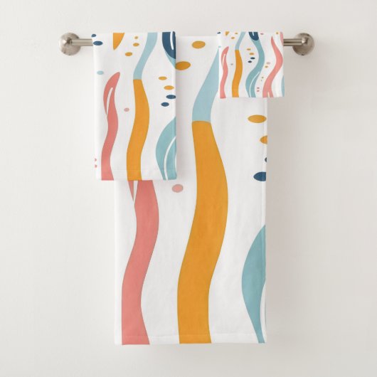 Bubble flow bad handdoek (Insitu)