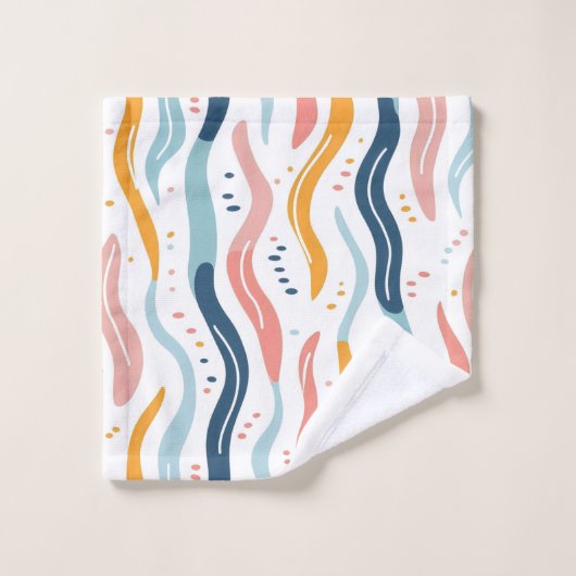 Bubble flow bad handdoek (Wasdoekje)