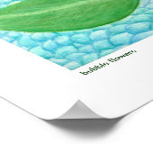 Bubble Flower Art Poster (Hoek)