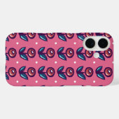 Bubble Flowers in Pink - Schattigee  Bloemen Natuu Case-Mate iPhone Case (Achterkant (horizontaal))