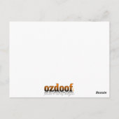 Bubble Fun BRIEFKAART (Achterkant)