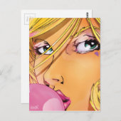 Bubble Girl - Cut Briefkaart (Voorkant / Achterkant)