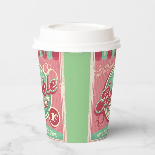 Bubble-gom Papieren Bekers (Links)