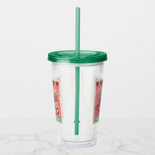 Bubble gum Acryltumbler Acryl Drinkbeker (Rechts)