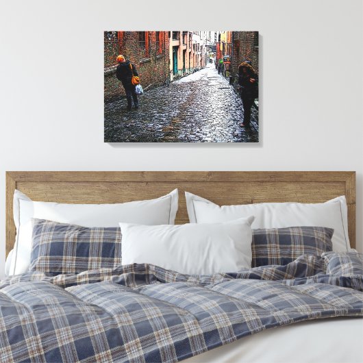 Bubble Gum Alley Canvas Afdruk (Insitu (Slaapkamer))