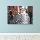 Bubble Gum Alley Canvas Afdruk (Insitu (Houten vloer))