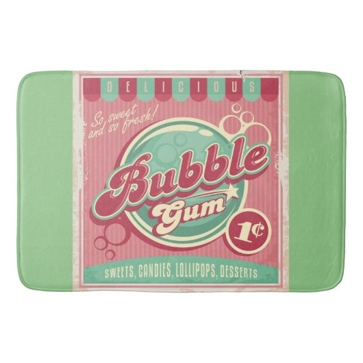 Bubble Gum Bath Mat (Voorkant)