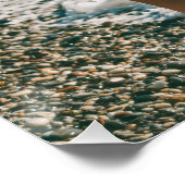 Bubble Gum Beach Babe Kust Zomer Muur Kunst  Perfect Poster (Hoek)