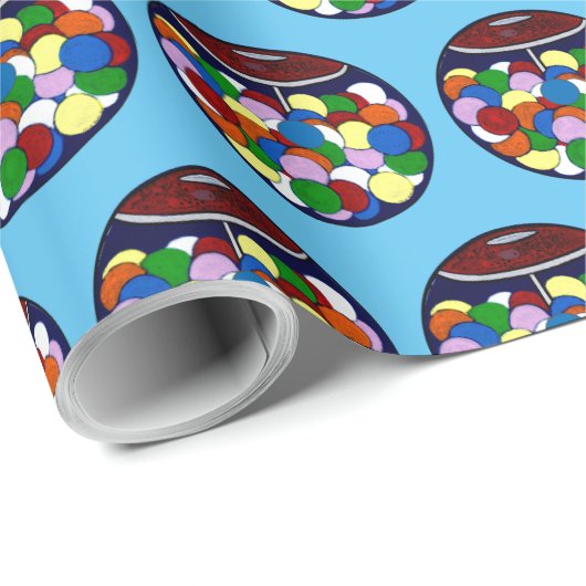 Bubble Gum, Bubble Gum in een Schotel Cadeaupapier (Rol Hoek)