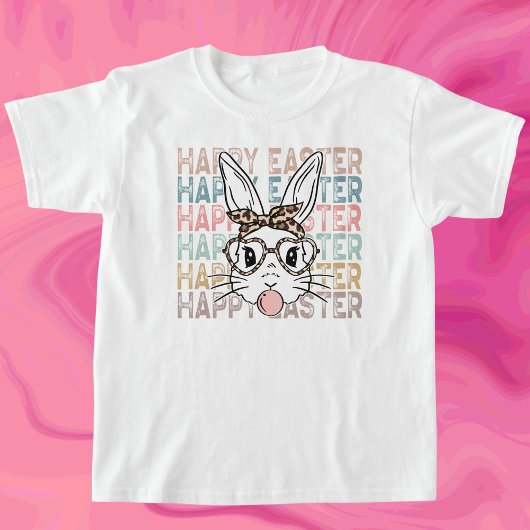 Bubble Gum Bunny | Blauwbril, broodrooster T-shirt