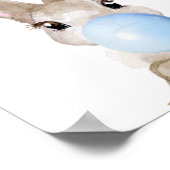 Bubble Gum Bunny Cub Nursery Child Woodland Poster (Hoek)