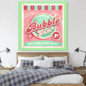 Bubble Gum Canvas Print (Insitu (Slaapkamer))