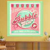 Bubble Gum Canvas Print (Insitu (Woonkamer))