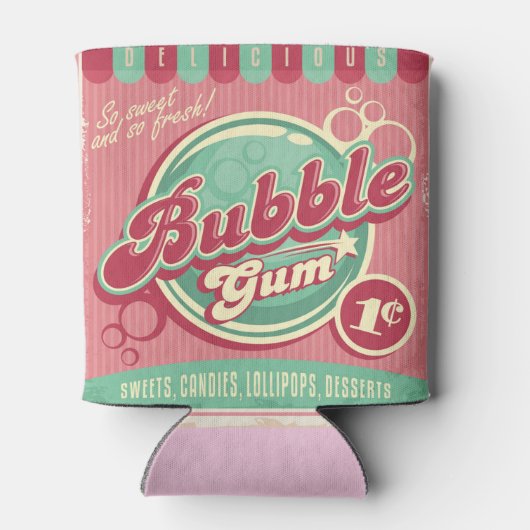 Bubble Gum Cozy Blikjeskoeler (Achterkant)