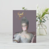 Bubble gum Diva blazen een roze bubble gum Bedankkaart (Staand voorkant)