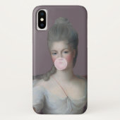 Bubble gum Diva blazen een roze bubble gum Case-Mate iPhone Case (Achterkant)