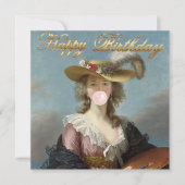 Bubble Gum Diva in een strohoed (Voorkant)