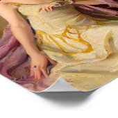 Bubble Gum Diva in Yellow Dress Poster (Hoek)