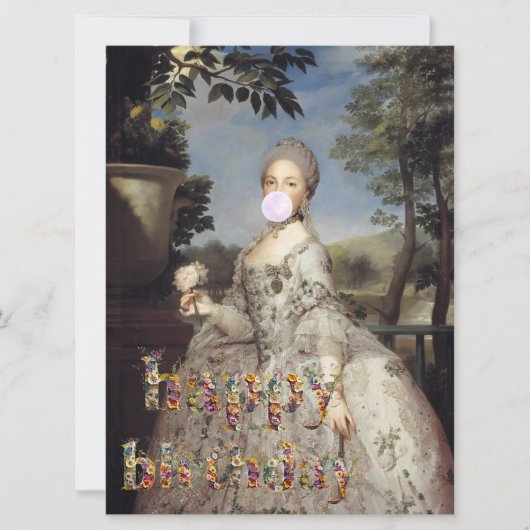 Bubble gum diva Luisa de Parma Gefeliciteerd (Voorkant)