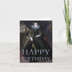 Bubble gum Diva Marchesa Gelukkige verjaardag Kaart