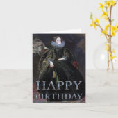 Bubble gum Diva Marchesa Gelukkige verjaardag Kaart (Gele Bloem)